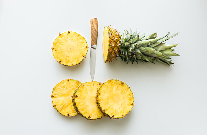 Ananas, laksatif etki yapan bir meyvedir.